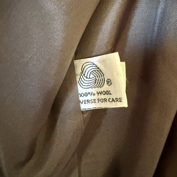 Vintage Gray Wool Blazer - Picture 3 of 6